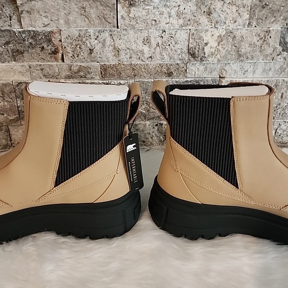 Sorel Caribou X Waterproof Platform Chelsea Boot Brand New